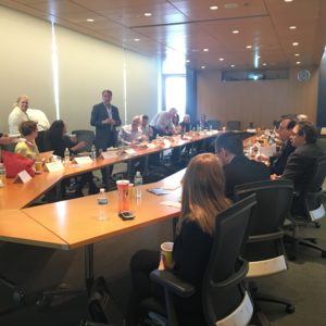 The fourth annual Foreign Editors Circle meeting was hosted by The GroundTruth Project at WGBH in Boston. (Beth Murphy/GroundTruth)