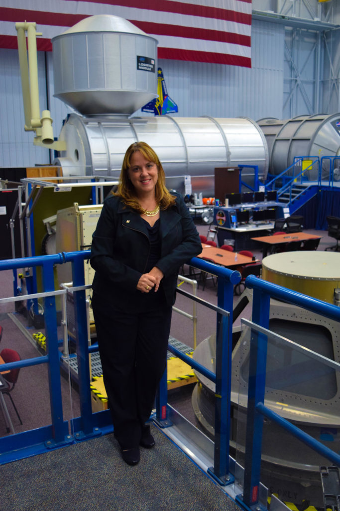 Allison is a flight operations directorate at NASA and the chief of the space vehicle mockup facility. (Photo by Peter Maroulis/GroundTruth)