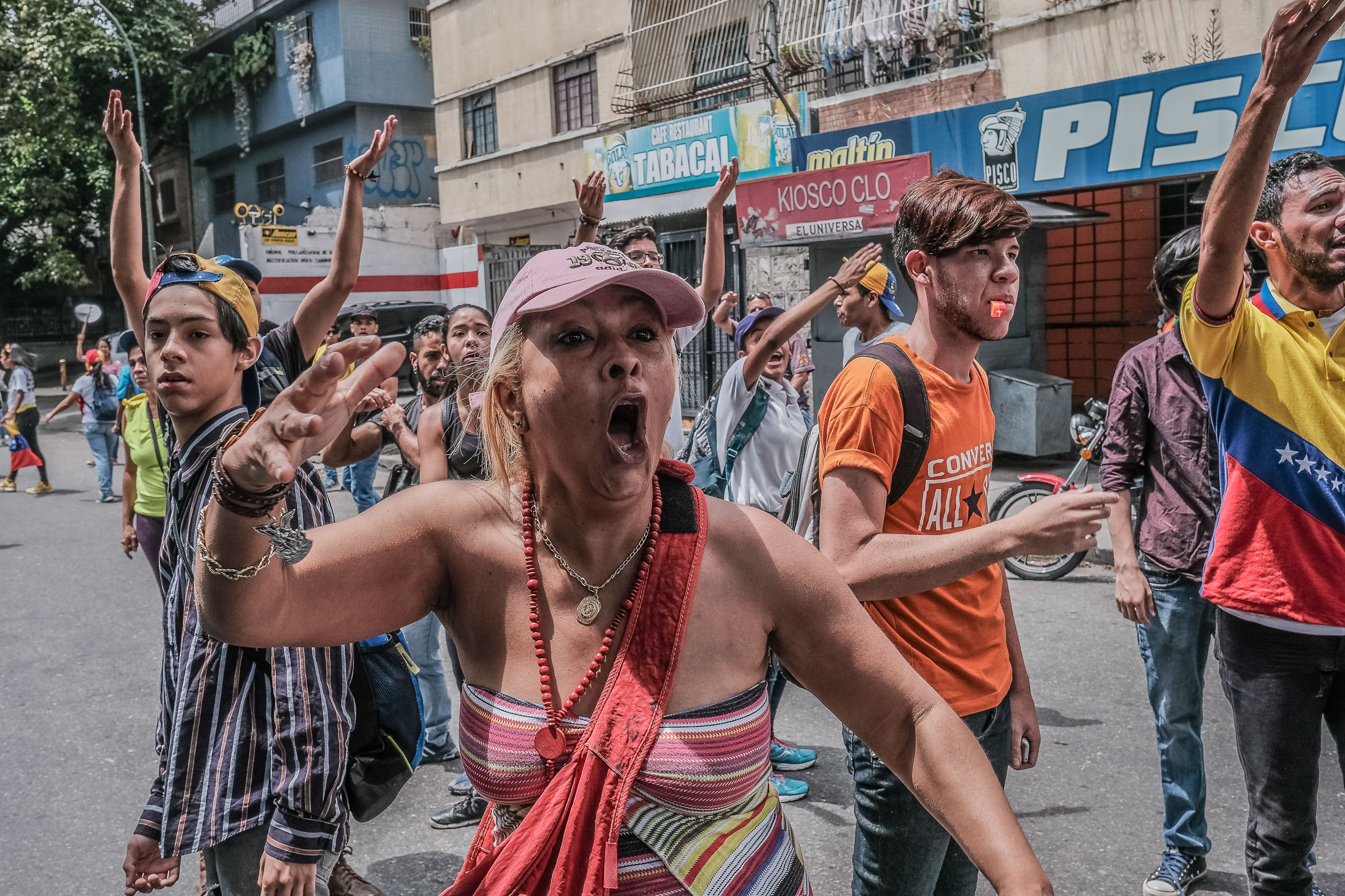 April 19, 2017 Caracas, Venezuela (Photo by Joris van Gennip/GroundTruth)