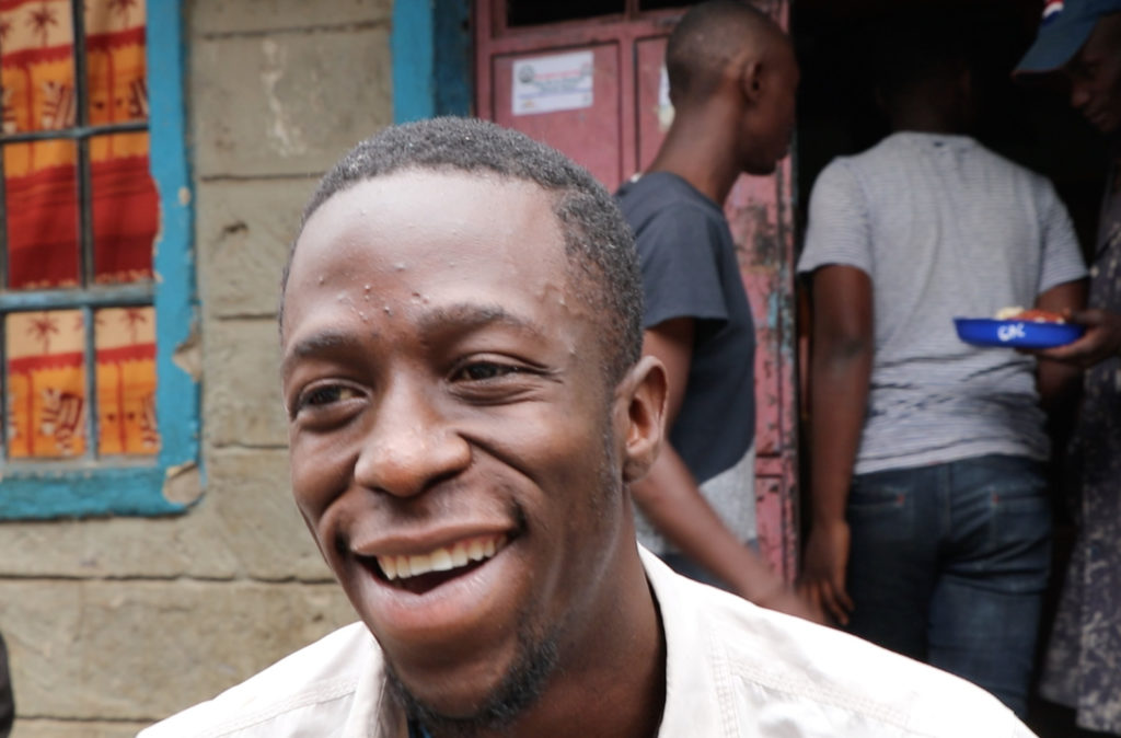 Guiere Lumumba, 24, said he would vote based on issues, and not on the tribal lines that have divided Kenyans and caused violence in past elections. (Neha Wadekar/GT)