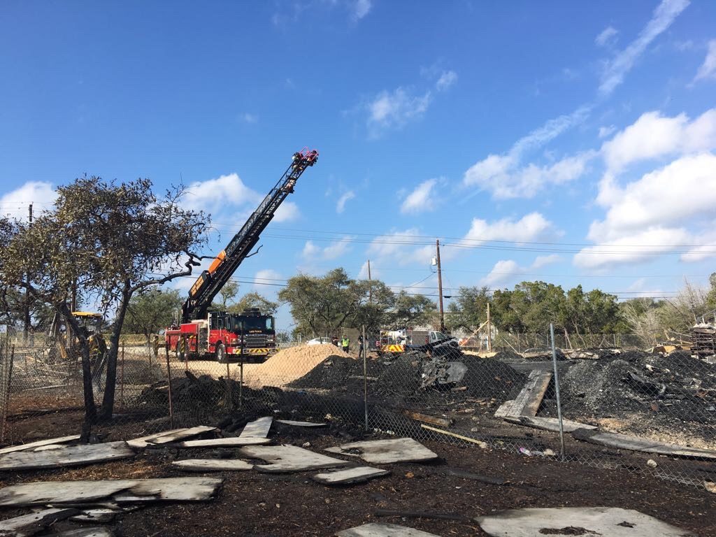 The Lake Travis mosque completely burned on Jan. 7, 2017, shortly before it was ready to open for worship. Investigators don't have enough evidence to establish the cause of the fire. (Cate Malek)