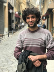 Ahmed in Istanbul in 2017. He says he won't return to Egypt. (Lauren Bohn/GroundTruth)