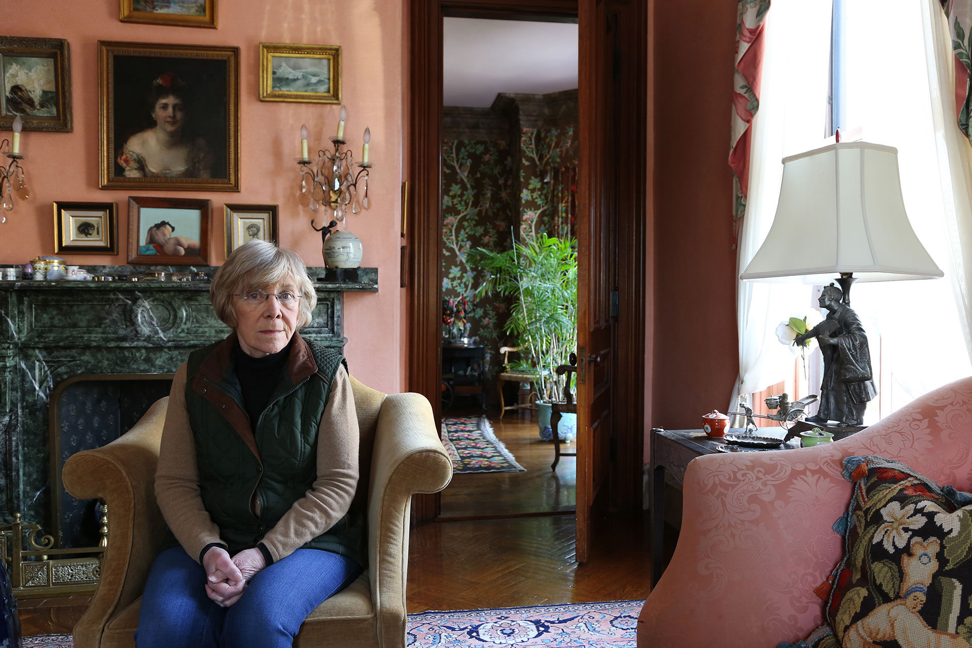 Community organizer Consuelo Isaacson poses for a portrait Feb. 1, 2019, in Cambridge, Massachusetts. Isaacson was born in Cuba and immigrated to the U.S. as a teenager in 1960, shortly after the Cuban Revolution. (Photo by: Photo by Joshua Qualls/GroundTruth)